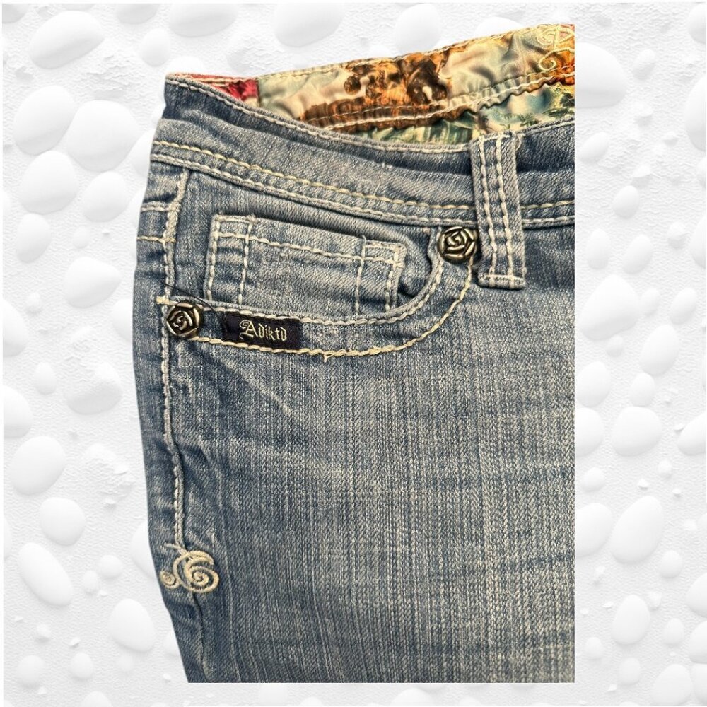 π Adiktd Trademark Denim Ladies Light Denim Jeans - Size 8, Waist 30 π - Picture 7 of 7